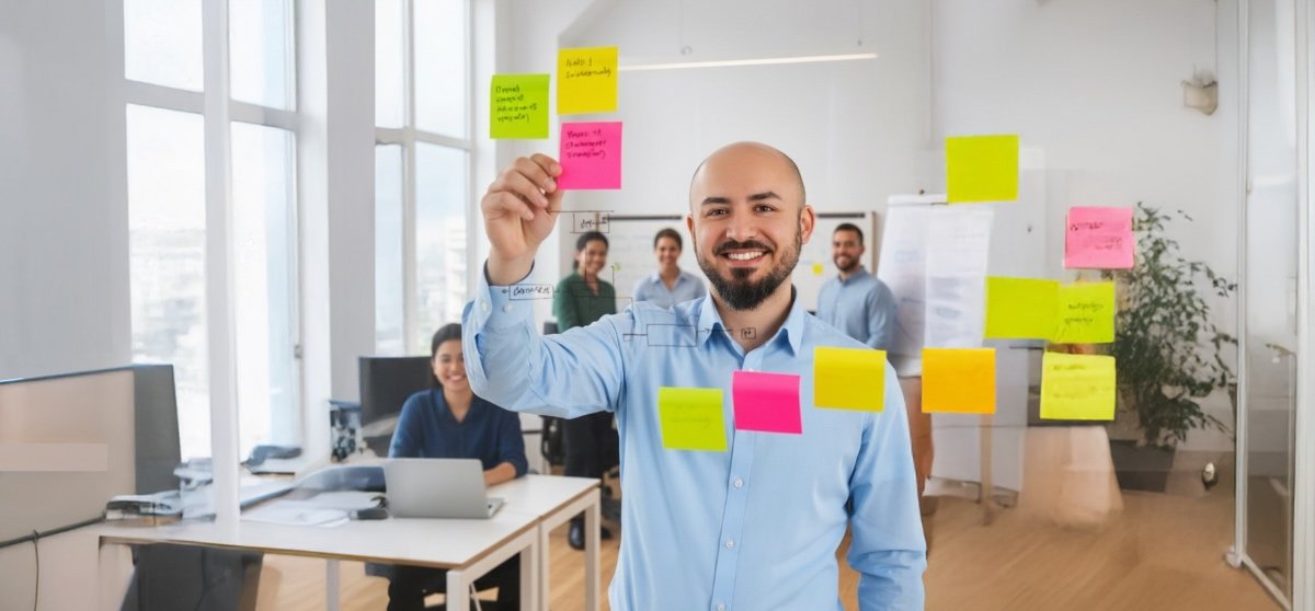 Der agile Coach Soley arbeitet an einer agilen Strategie